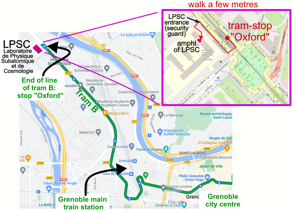 Map to find LPSC's amphitheatre
